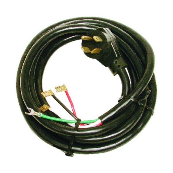 B & K Dial Black Plastic Angle Plug Motor Cord 7526
